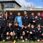 Formación del equipo del Ejido B de la categoría alevín.