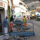 La calle Padre Isla de Cistierna se encuentra en obras