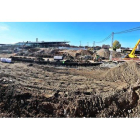 Las obras de la plaza del Palacio de Congresos.