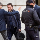 El vicepresidente catalán, Pere Aragonès, entra al Tribunal Supremo, este martes 23 de abril El vicepresidente catalán, Pere Aragonès, entra al Tribunal Supremo, este martes 23 de abril.