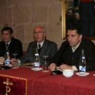 Avelino Encina, Carlo Tevecchio y Adolfo López, presidente de RMD