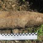 Proyectil encontrado en Viforcos y destruido por la Guardia Civil. DL