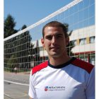 Fernando García, entrenador del equipo de voleibol.