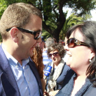 El popular Carlos López Riesco, alcalde de Ponferrada, y la socialista Ana Luisa Durán, alcaldesa de Villablino, fueron dos de los políticos que olvidaron sus colores para defender la minería.