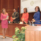 Josefina Fernández recoge el premio en la sede del Ministerio.