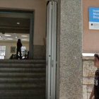Entrada al Instituto Moisès Broggi, en el distrito de Sant Martí, de Barcelona.