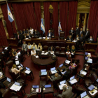 Debate en el Senado de Argentina sobre el pago a los fondos buitre.