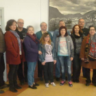 Los componentes de este grupo de teatro lacianiego, durante la celebración de ayer. ARAUJO