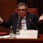 Jordi Pujol Ferrusola, el pasado 23 de febrero, durante su comparecencia en la 'comisión Pujol' del Parlament.