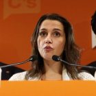 Los miembros de Ciutadans Carlos Carrizosa, Inés Arrimadas y Fernando de Páramo.