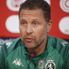 Curro Torres, entrenador de la Cultural y Deportiva Leonesa. RAMIRO