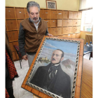 Retrato de Gil en el instituto que lleva su nombre.