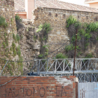 Vista de la parte de muralla derrumbada, en la zona de Era del Moro. F. OTERO PERANDONES