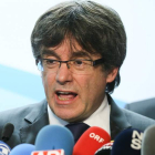 Puigdemont explora todas las vías para ser investido. S. LECOCQ