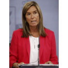 Ana Mato, en la rueda de prensa tras el Consejo de Ministros.