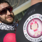 Dani Rovira inicia el viaje en bicicleta hacia el Vaticano por un acto solidario.
