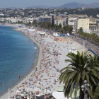 Vista de la playa de Niza, cerca del paseo de los Ingleses donde ocurrieron los hechos. IAN LANGSDON