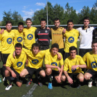 Formación del Cuatrovientos juvenil, campeón de Liga.