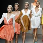 Algunos de los modelos de Kina Fernández presentados en la Fashionweek Madrid.