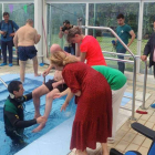 Participantes durante la actividad de buceo adaptado. DL