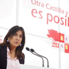 La portavoz del PSOE, Ana Sánchez. R. GARCÍA