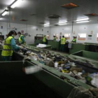 Trabajadores del CTR en el complejo de San Román de la Vega.