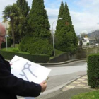 Roberto Camblor, ayer en la zona donde se prevé actuar.