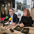Carlos Cortina y María José Cordero, en la presentación. DL