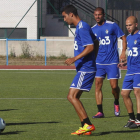 Fofo, en el primer entrenamiento de esta temporada.