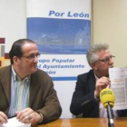 Nogal y Cayón, en la rueda de prensa del PP sobre la sentencia sobre el IBI.