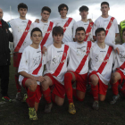 Formación del equipo del San Lorenzo que milita en 2.ª División Provincial Juvenil.