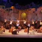 Imagen de uno de los momentos de la actuación del ballet.