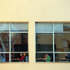Alumnos en una de las aulas del colegio público Ponce