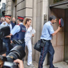 El jefe de los Mossos, Joan Carles Trapero, entra en la fiscalía el pasado 12 de septiembre.