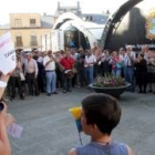 Los manifestantes se concentraron entre la carpa de la exposición Al Andalus y la Casa Consistorial