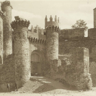 Así estaba el Castillo de Ponferrada hace ahora un siglo. WINOCIO TESTERA. CORTESÍA DE JAVIER GARCÍA BUESO
