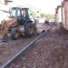 Las obras de adecuación de las aceras comenzaron el pasado mes de septiembre