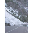 Avalancha de nieve en el Desfiladero de los Beyos, en imagen de archivo