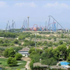 Vista de los terrenos afectados por BCN World, adyacentes a Port Aventura.