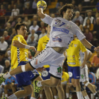 Carou en un partido ante el Villa de Aranda. jesús