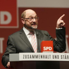 Martin Schulz, en un acto del partido en Orscholz.