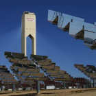 Placas solares 8 Instalación de Abengoa en Sanlúcar la Mayor (Sevilla).