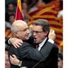 Lleida abraza a Mas.