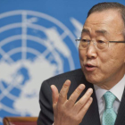 El secretario general de la ONU, Ban Ki-moon, habla sobre la situación en Siria.