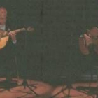 Carlos Goncalves y Lelo Nogueira durante uno de sus conciertos