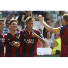 Luis Suárez, Messi y Neymar, junto a Iniesta, las armas del Barça ante el Bayern