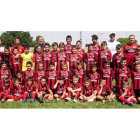 Un total de cuarenta y dos niños participan en esta primera edición del campus milanista. F. OTERO PERANDONES