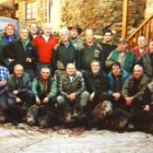 Los cazadores de Peñalba posaron con los ejemplares abatidos, la mitad de ellos por el octogenario L