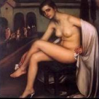 «El baño de la colegiala», del artista Julio Romero de Torres