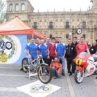 Foto de familia del equipo Moto Club Trialeón.